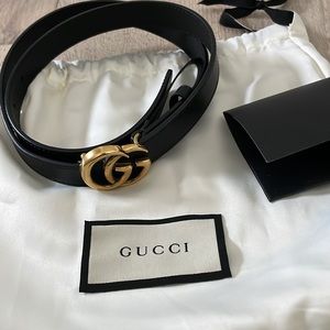 Gucci thin belt